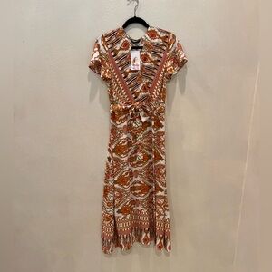 Women’s western print dress size medium NWT